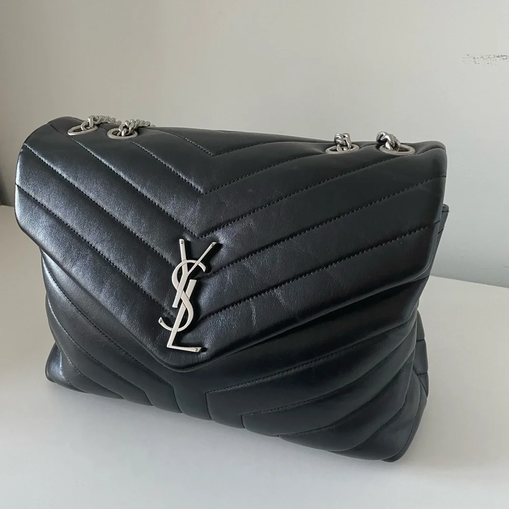 Yves Saint Laurent Black Shoulder Bag - Picture 4 of 6